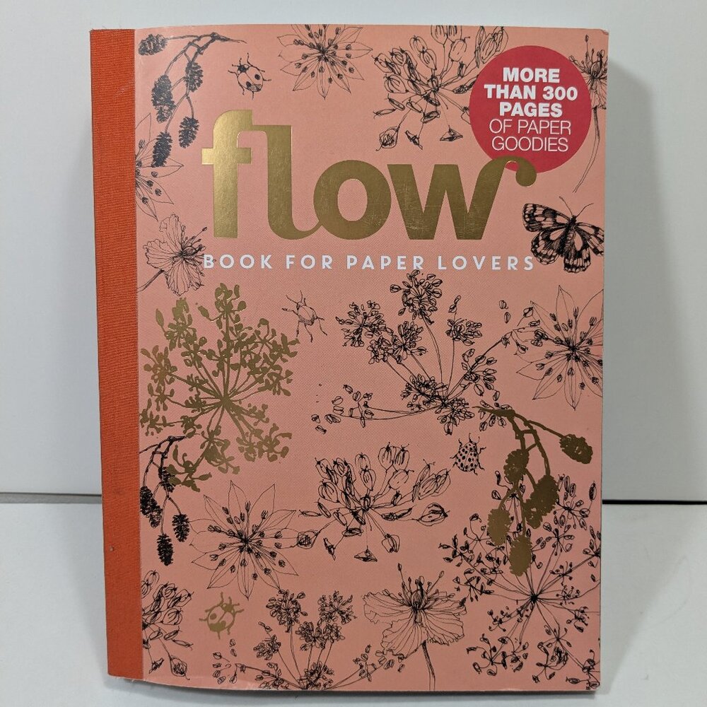 Flow Magazine Book for Paper Lovers Paperback Book Scrapbooking Junk Journaling